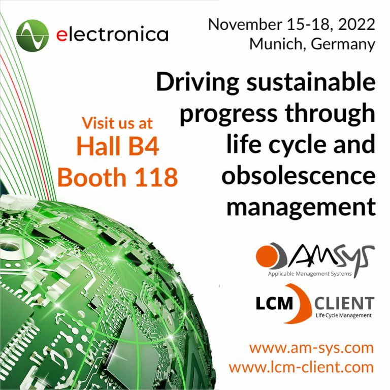 Besuchen Sie AMSYS auf der electronica 2022 - B4.118