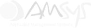 AMSYS Logo in Weiss